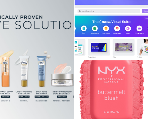 My favorite beauty recs cover photo collage