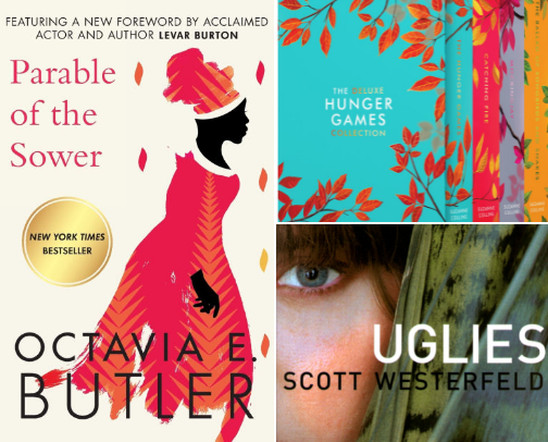 Dystopian books for your TBR 🏹🔥 cover photo collage