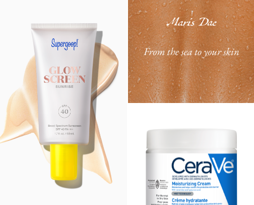 Skincare cover photo collage