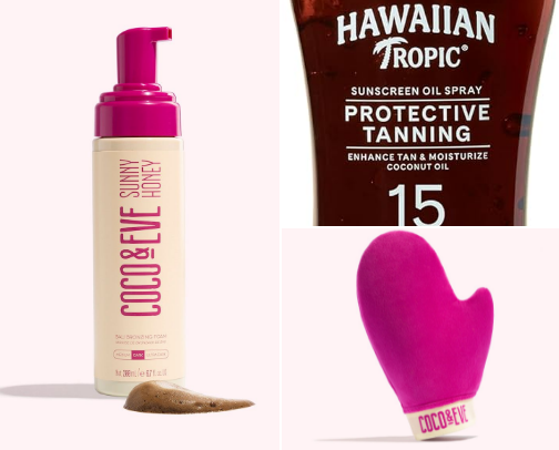 tan cover photo collage
