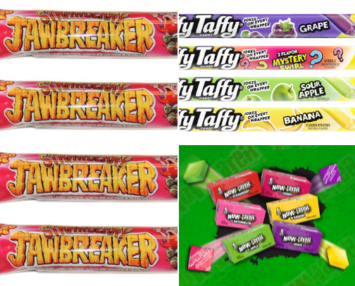 Top 10 list of candies that will pull off your crowns or crack a tooth!🍬 cover photo collage