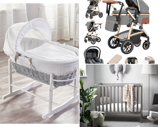 Baby essentials curation cover photo collage