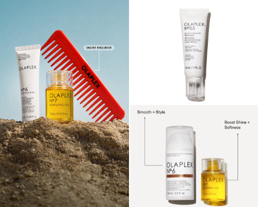 Hair care cover photo collage