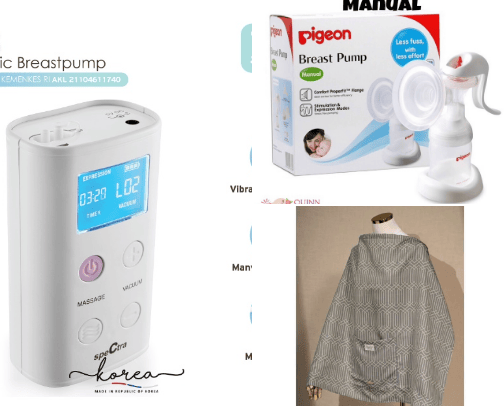 Items that saved me during nursing and breastfeeding cover photo collage