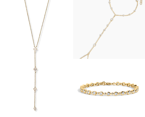 Dainty Gold Jewelry for Fall cover photo collage