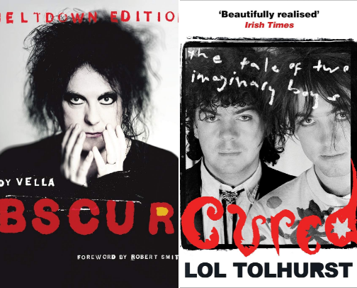 The Cure Bibel: Die besten Bücher & Vinyl-Meilensteine über Robert Smith & Co. cover photo collage