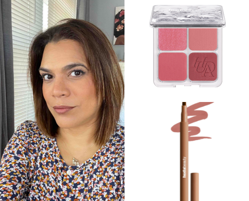 Huda Beauty cover photo collage