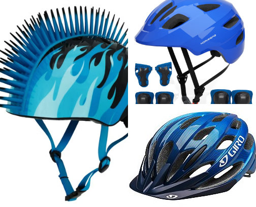 Bike Helmets cover photo collage
