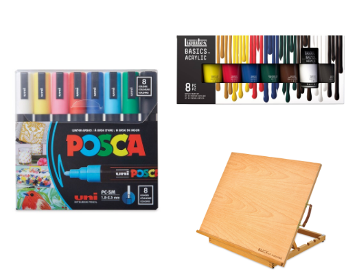 Art Supplies for Beginners cover photo collage