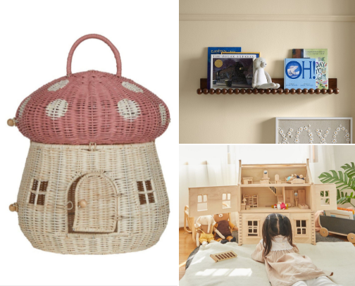 Whimsical baby girl bedroom ✨ cover photo collage