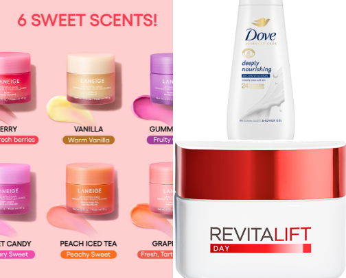 My favorite beauty recs cover photo collage