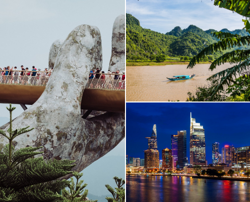 Top Cities to Visit in Vietnam! cover photo collage