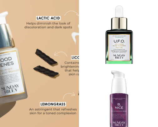 Adult Acne Skincare Favs cover photo collage