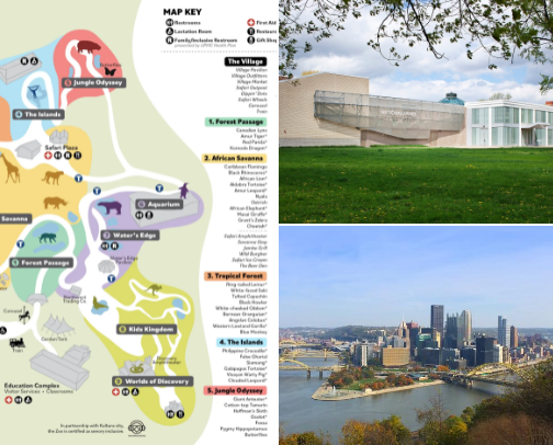 Visit Pittsburgh, PA cover photo collage