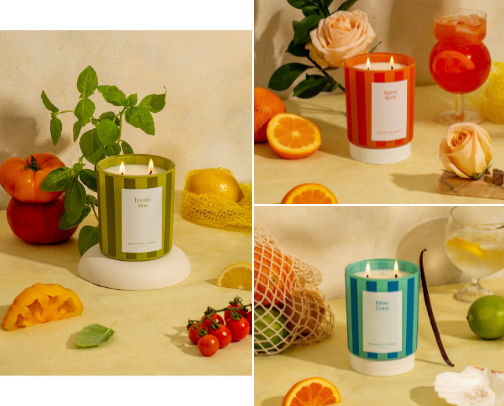 Minimalist Luxury: Hand-Poured Botanical Soy Candles cover photo collage
