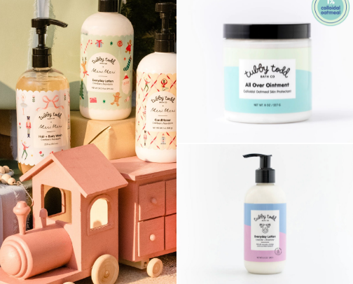 Bath Time with a Second Time Mom cover photo collage