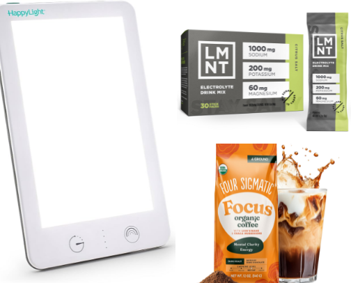 The Ultimate Daily Protocol for Chronic Fatigue & Afternoon Brain Fog cover photo collage