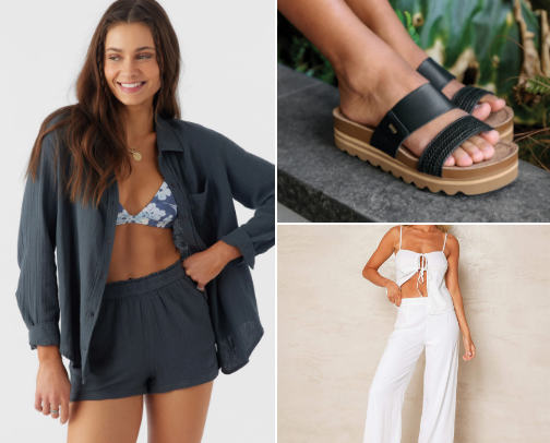Effortless Everyday Summer Clothing cover photo collage