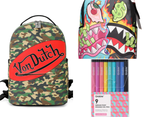 Back to school essentials cover photo collage