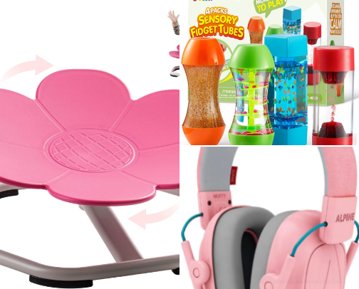 Sensory Tools for Neurodivergent Kids cover photo collage