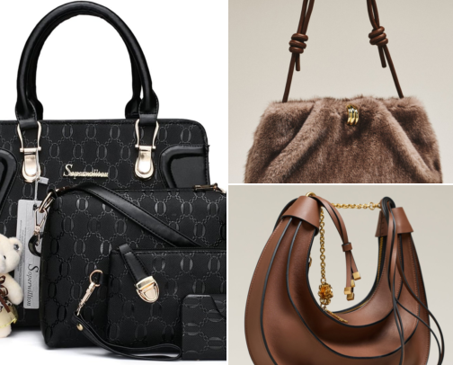 BEAUTY BAGS for Women cover photo collage