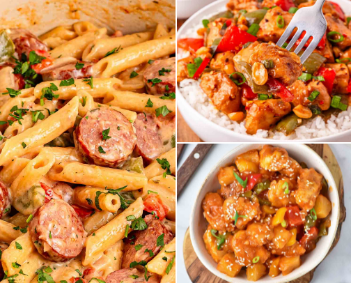 Dinner Ideas cover photo collage