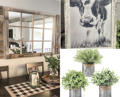 Warm & Inviting Farmhouse Decor cover photo collage