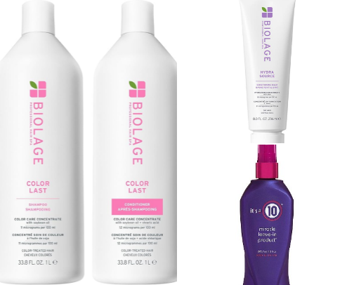 Haircare Must Haves for Topanga hair cover photo collage