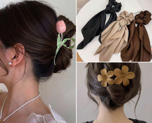 Hair accessories💁🏻‍♀️✨ cover photo collage