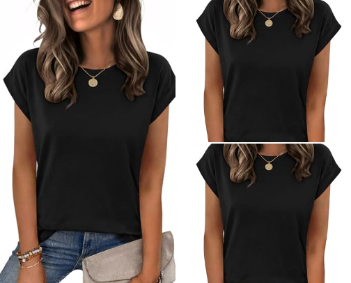 Top 10 Women's Cap Sleeve Work Tops cover photo collage