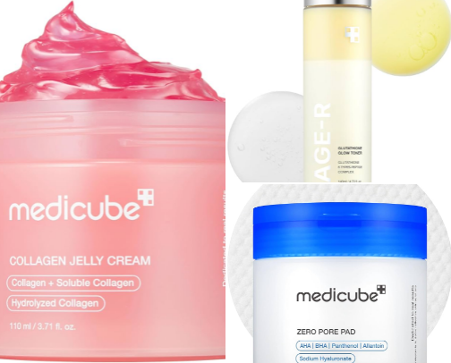 Glass Skin⭐️ cover photo collage