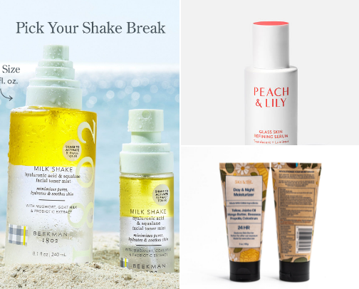 My sensitive skin skincare must haves cover photo collage