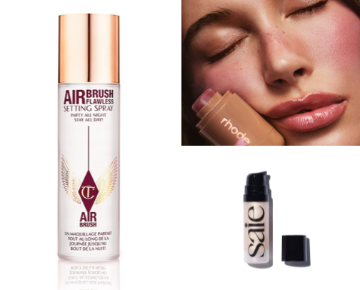 Fav beauty products cover photo collage