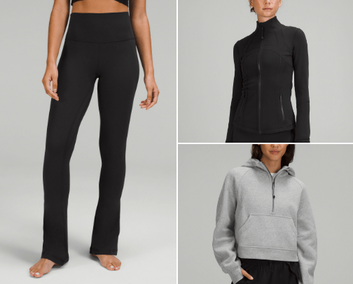 Workout clothes( Lululemon, Nike...) cover photo collage
