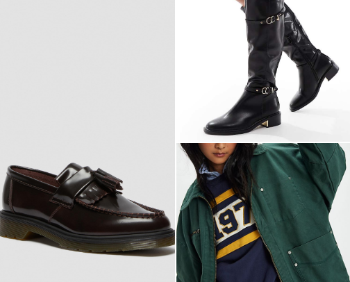 Fall Fashion | Dark Academia 1st ed. cover photo collage