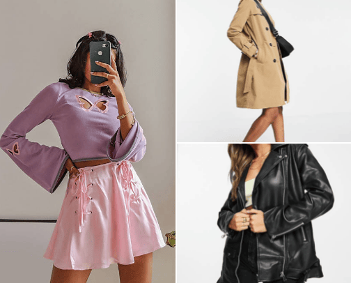 Favorite finds from ASOS! cover photo collage