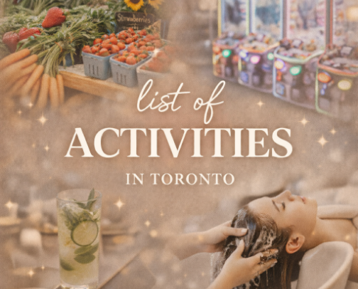 Activities in Toronto ⛳️ cover photo collage