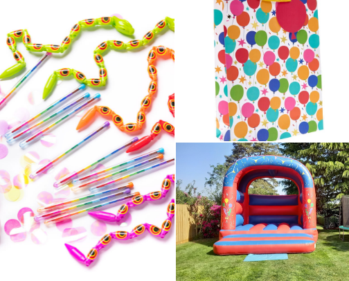 Birthday party/birthday stuff! cover photo collage