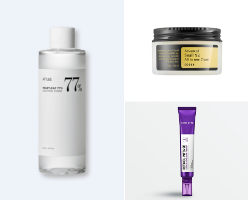 My favorite skincare products! ✨ cover photo collage
