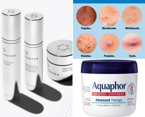 Skin care routine essentials cover photo collage