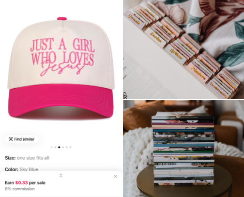 Christian girly Essentials cover photo collage