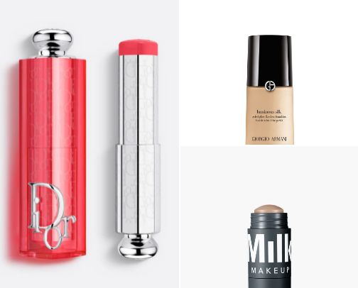 Full Glam Makeup cover photo collage