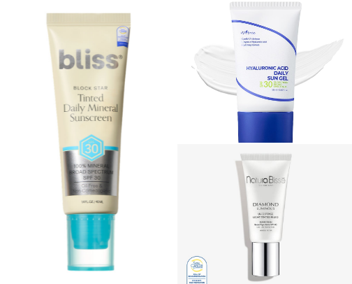 Acne safe SPF cover photo collage