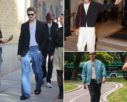 Celebrity's - inspired men's outfits to help your boyfriend level up his style cover photo collage