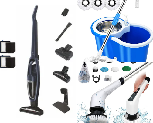 Cleaning Made Easy Tools That Save Time & Energy cover photo collage