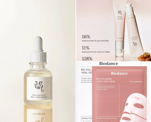 Favorite skincare products for hydration & hyperpigmentation cover photo collage