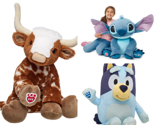 Stuffed animals cover photo collage