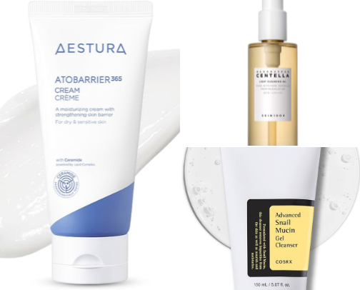 Korean Skincare cover photo collage