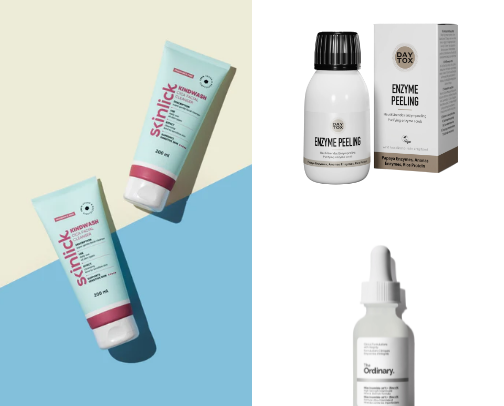 Skincare cover photo collage