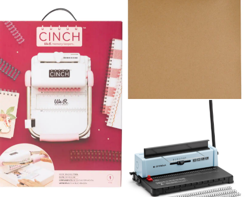 Book Making Supplies cover photo collage